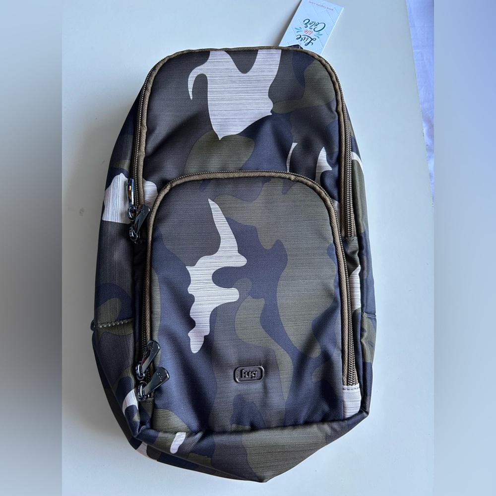 LUG STARBOARD SLING BAG BRUSHED CAMO OLIVE NWT